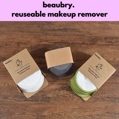 beaubry. reusable makeup remover pads